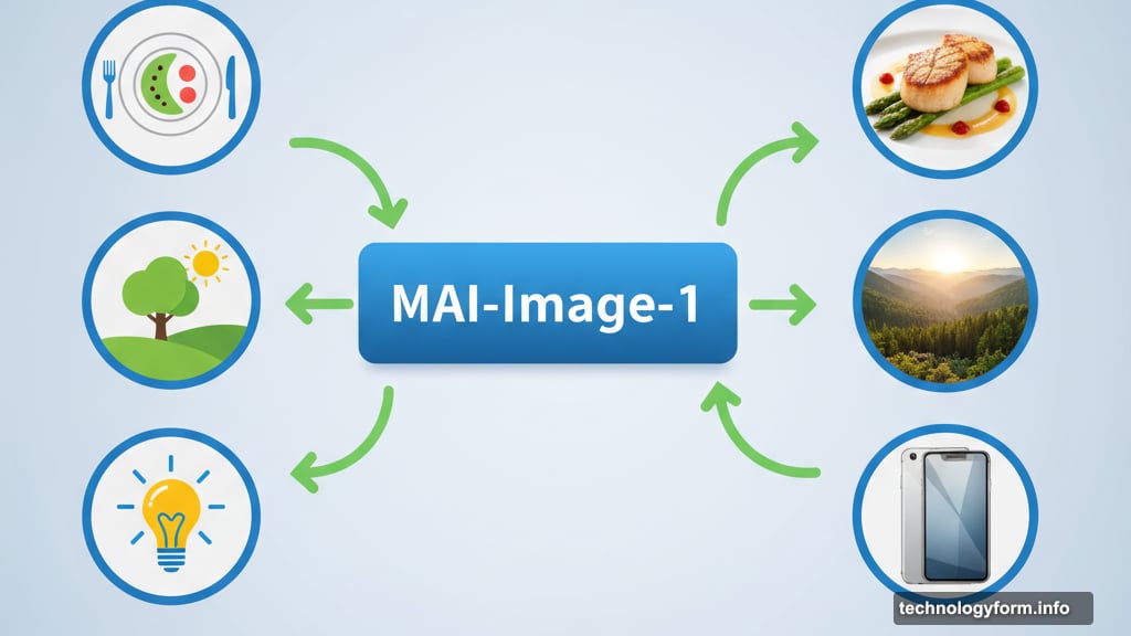 MAI-Image-1 generates photorealistic food photography and nature landscapes quickly