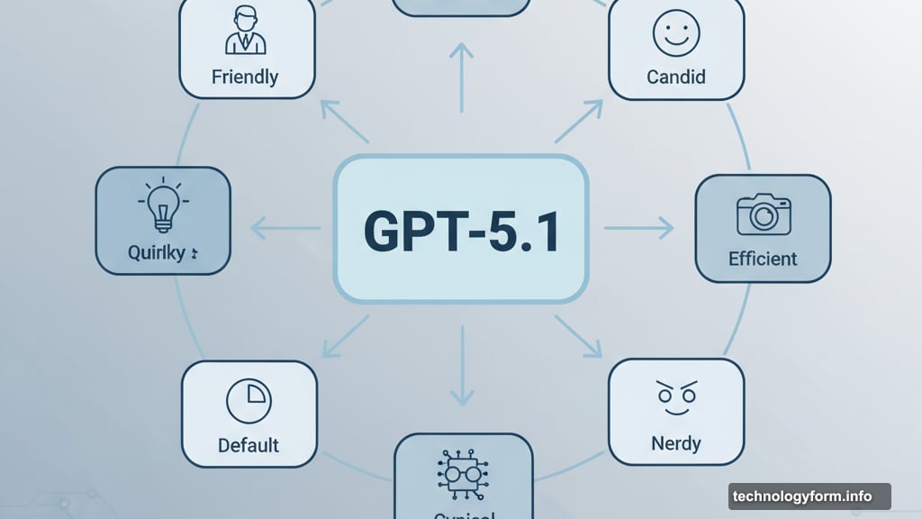 Eight preset personality styles with identical underlying intelligence across settings