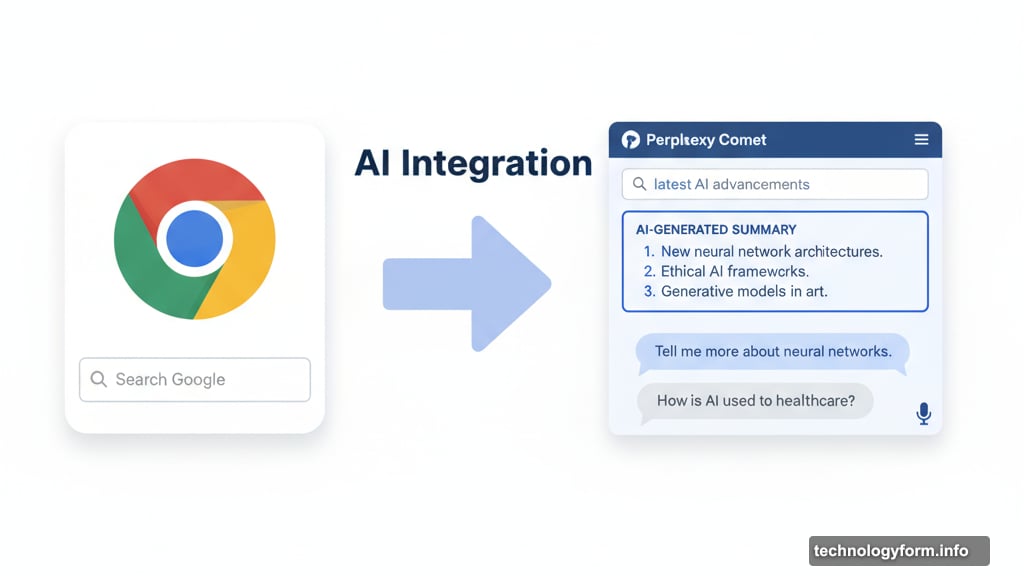 Comet integrates AI assistant directly into every search and page view