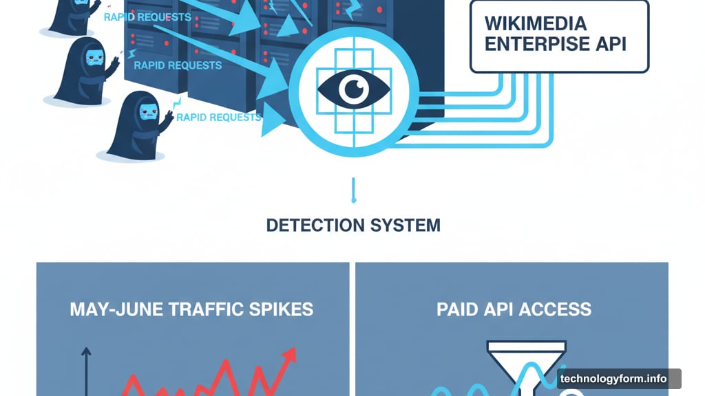 Wikipedia servers overwhelmed by AI scrapers versus Wikimedia Enterprise API