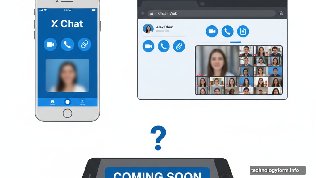 X Chat launches on iOS and web while Android remains unavailable