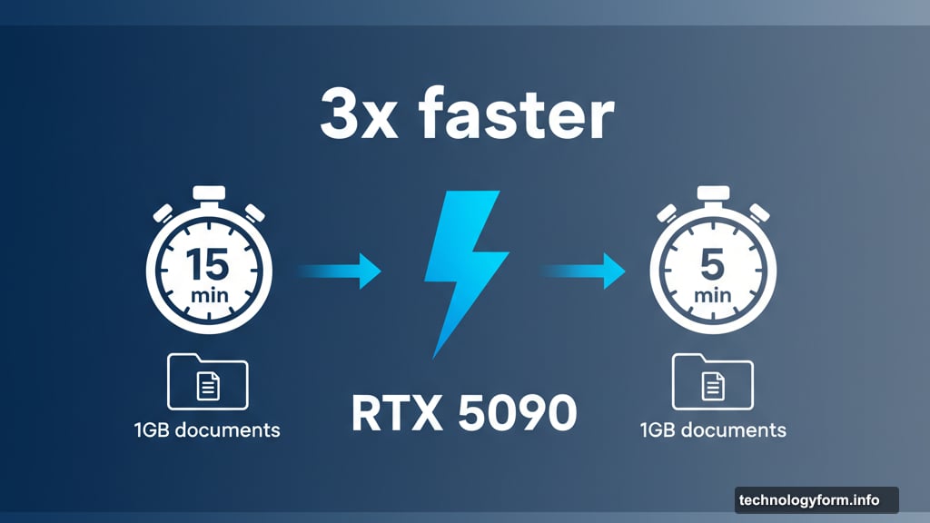 RTX 5090 delivers three times faster indexing performance