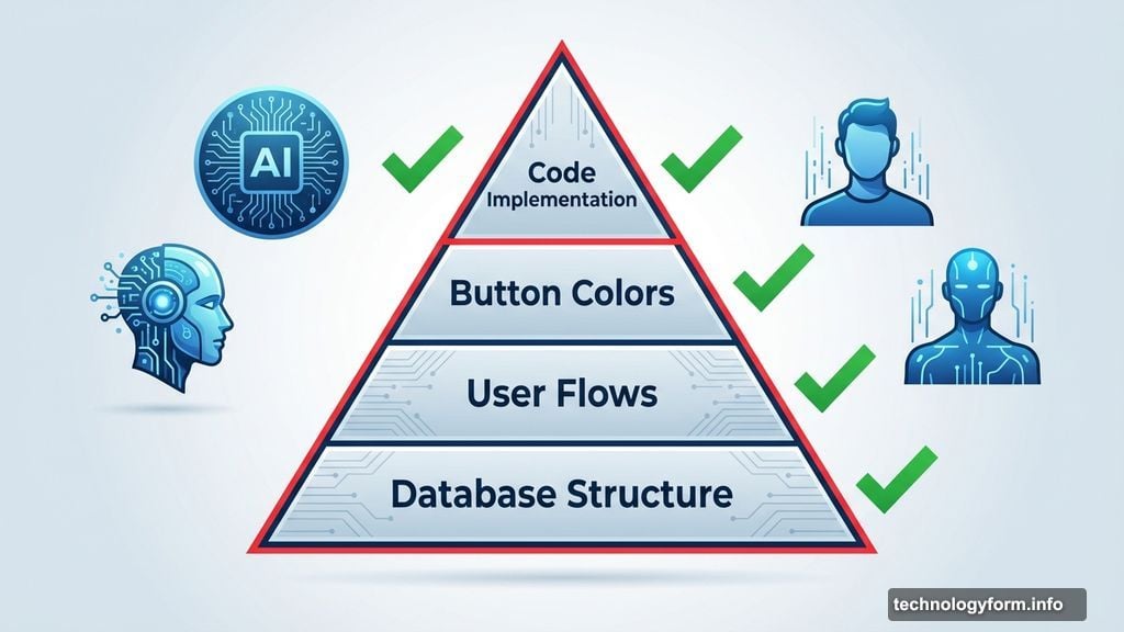 Real software is a pyramid of decisions someone must guide