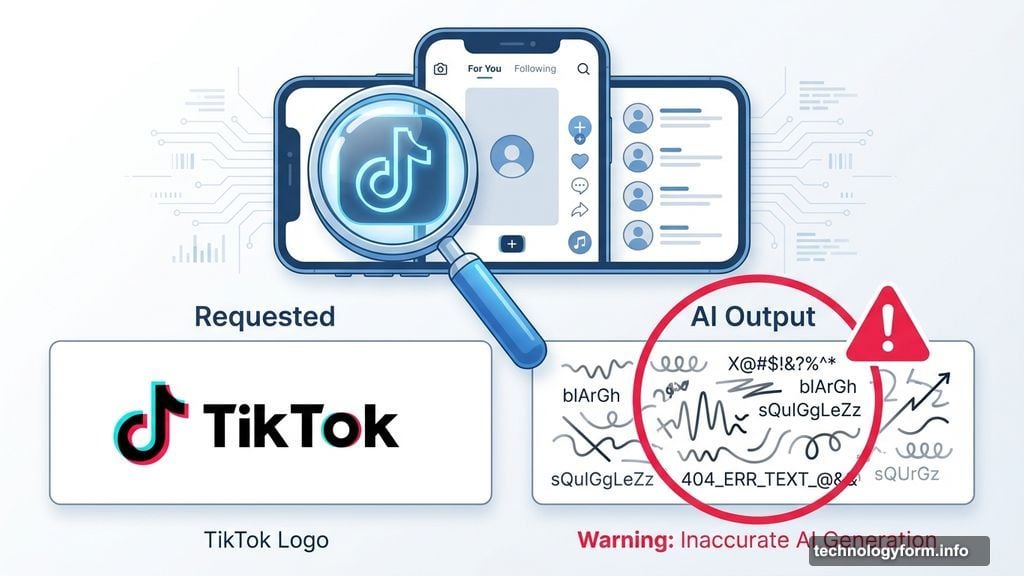 Logo came out as random squiggles and nonsense text