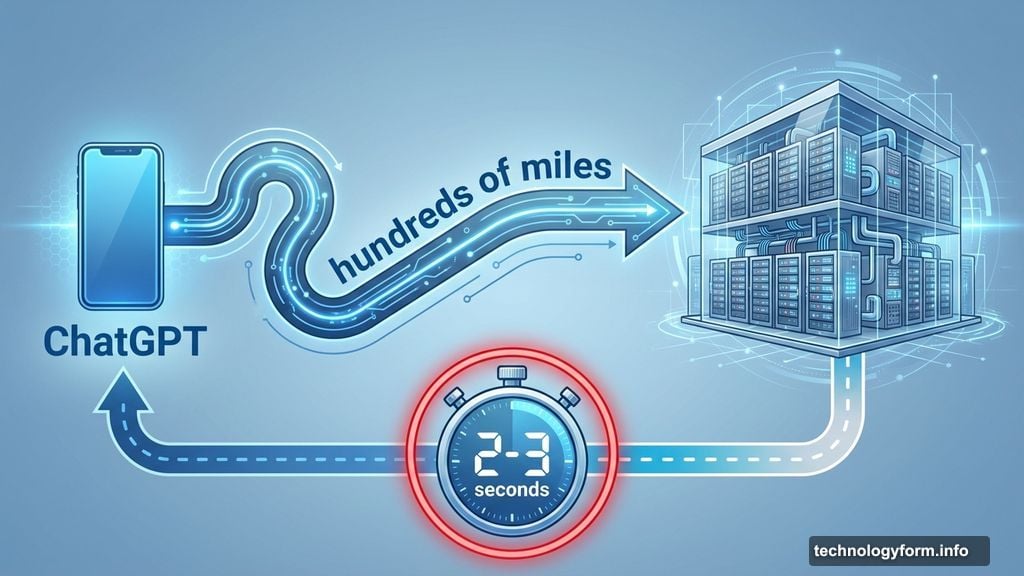Cloud AI round trip takes seconds through distant data centers