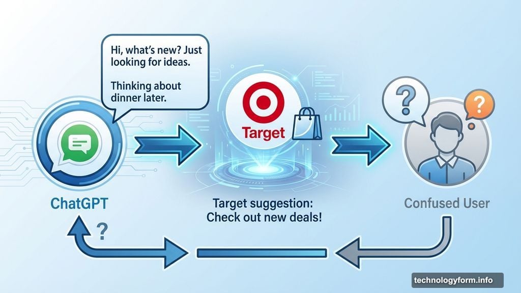 ChatGPT suggesting Target shopping options during casual conversation with users