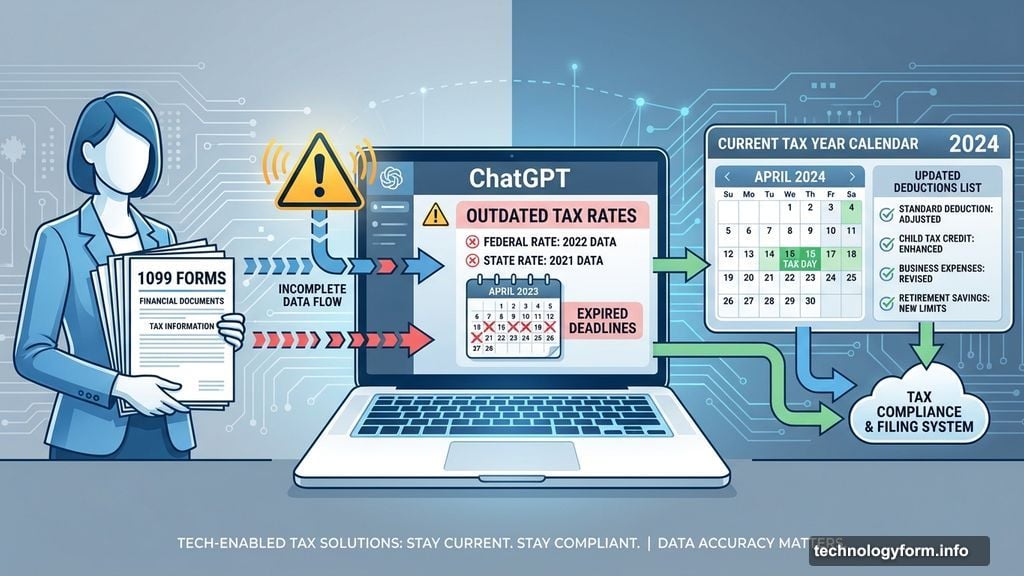 ChatGPT training data cuts off before current tax year