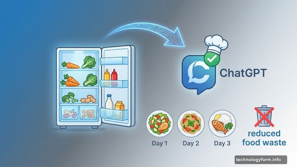 ChatGPT creates meal plans from actual fridge ingredients reducing waste