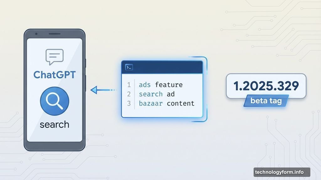 ChatGPT Android beta code reveals advertising feature references