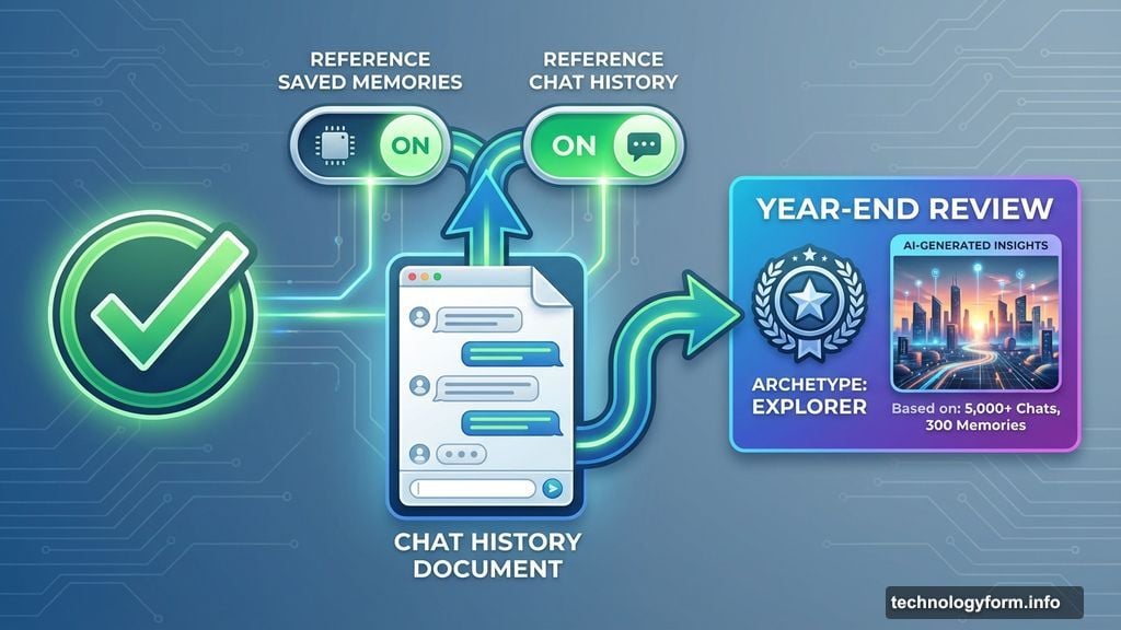 Two privacy settings must be enabled to get ChatGPT year review