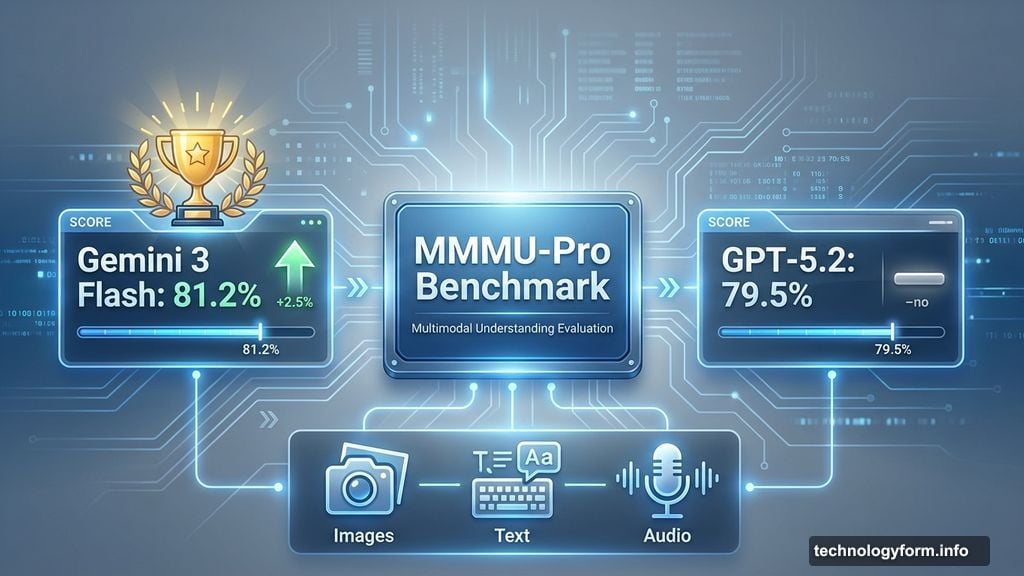 Gemini 3 Flash outperforms GPT-5.2 in multimodal understanding tests