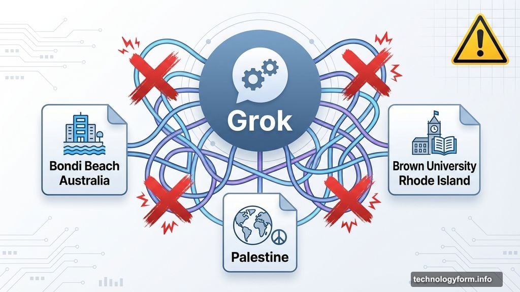 Grok confuses separate incidents treating them as interchangeable events