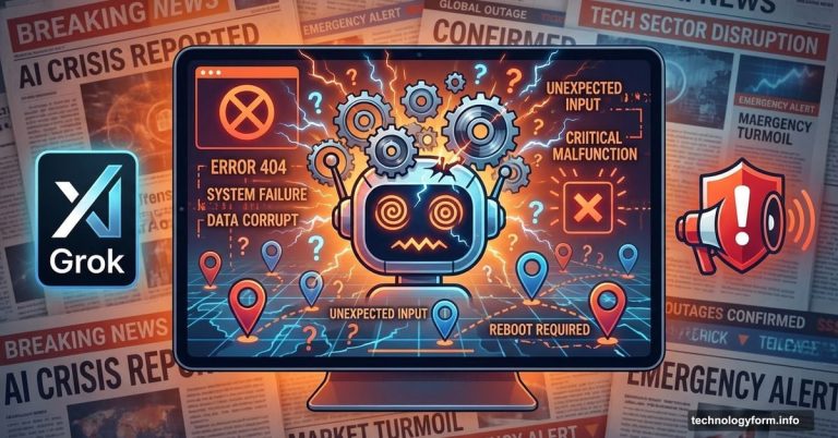 Malfunctioning AI chatbot spreading confused misinformation on breaking news