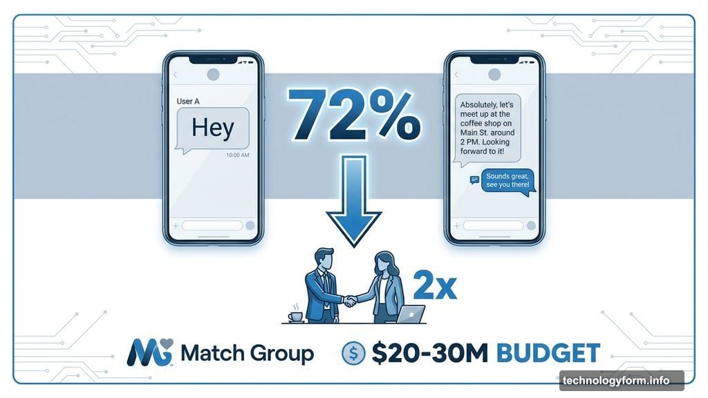 Users who message with likes twice as likely to meet