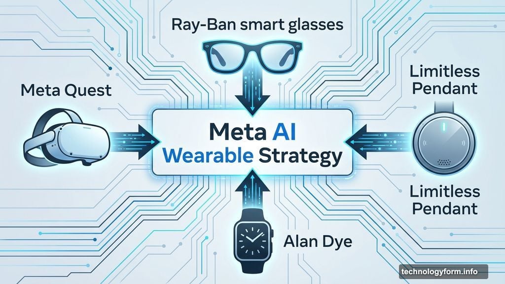 Meta expanding from VR headsets and Ray-Ban glasses to multiple wearable categories