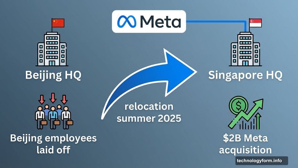 Manus relocated from Beijing to Singapore before Meta acquisition