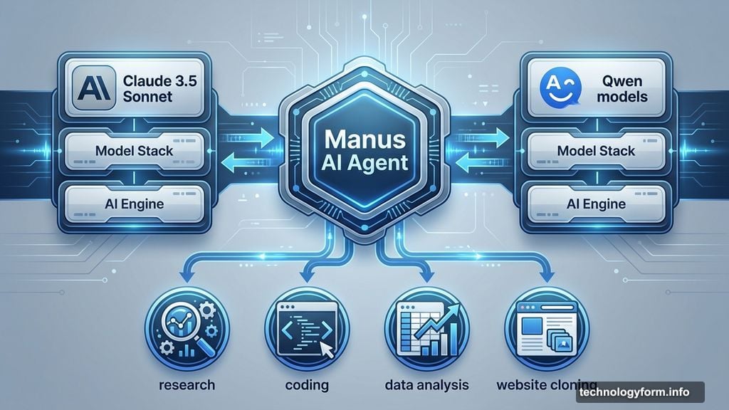 Manus switches between Claude and Qwen models for different tasks