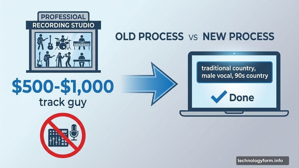 Traditional demo process used to cost songwriters one thousand dollars