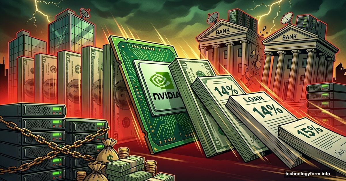 Nvidia GPU chip triggering domino collapse of loans and financial system