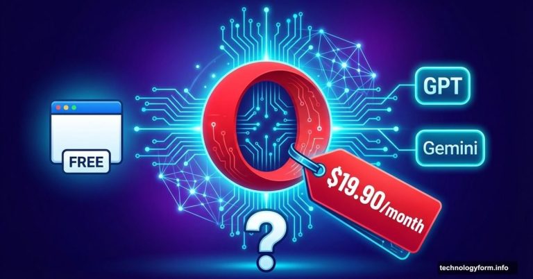 Opera browser with $20 price tag and AI features question