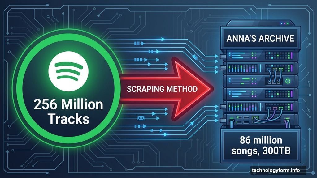 Anna's Archive scraped Spotify's entire 256 million track music library