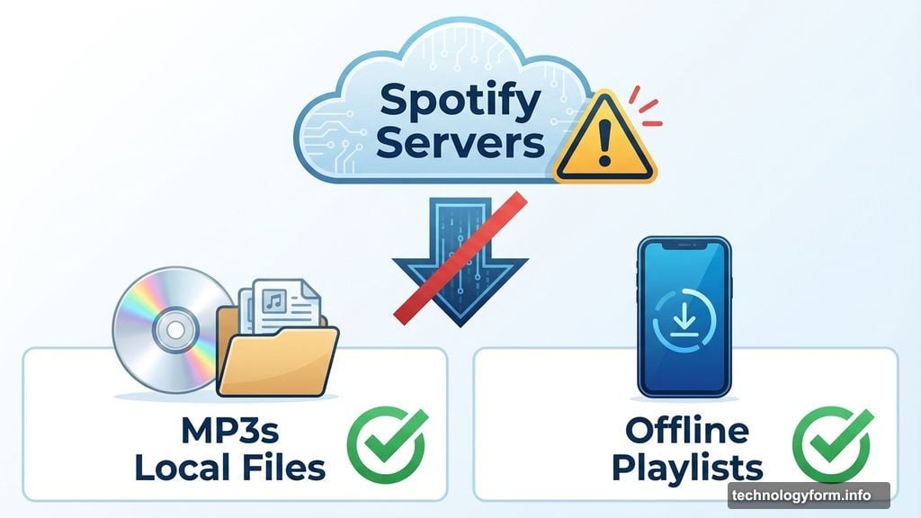 Music collections moved to cloud creating single point of failure