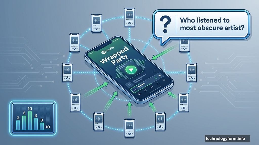 Wrapped Party lets up to 10 people compete based on listening habits