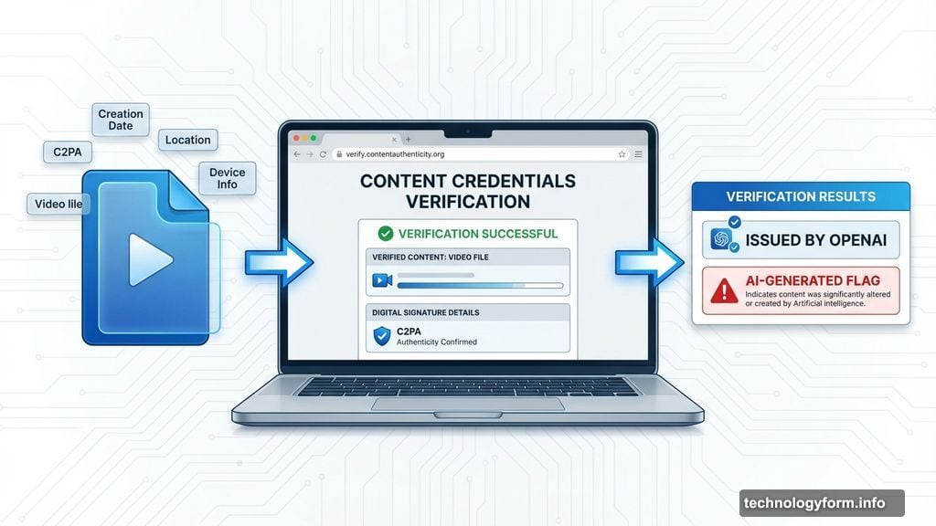 Metadata verification catches fakes using Coalition for Content Provenance