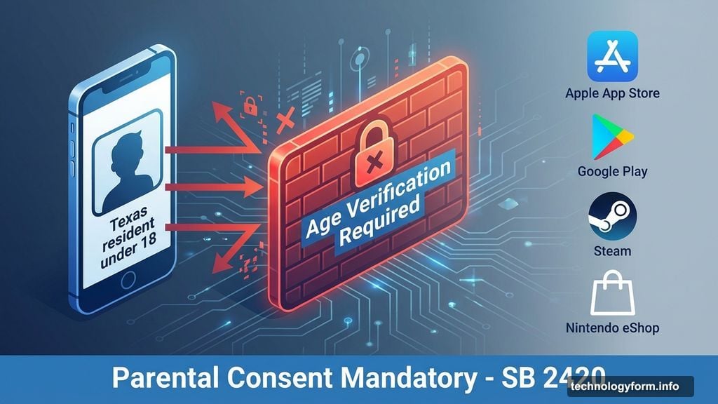 Texas law requires age verification for app stores starting January 1st