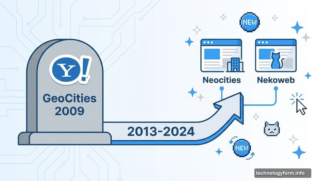 GeoCities died and Neocities and Nekoweb rose as alternatives