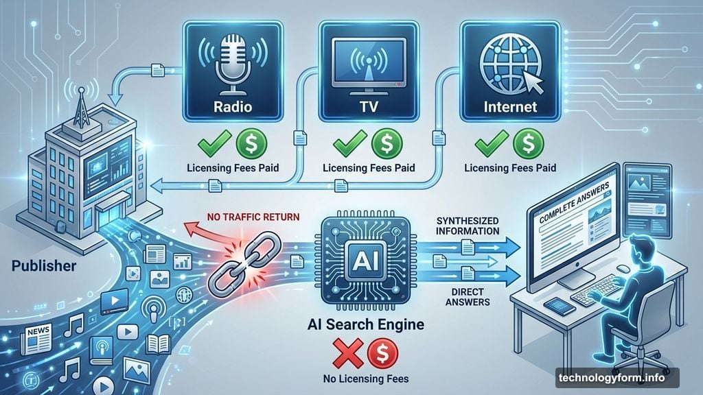 AI search engines give complete answers so readers never visit publishers