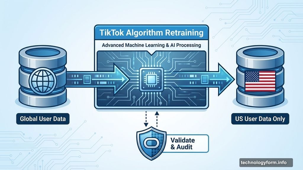 TikTok recommendation engine retrained using only US user data