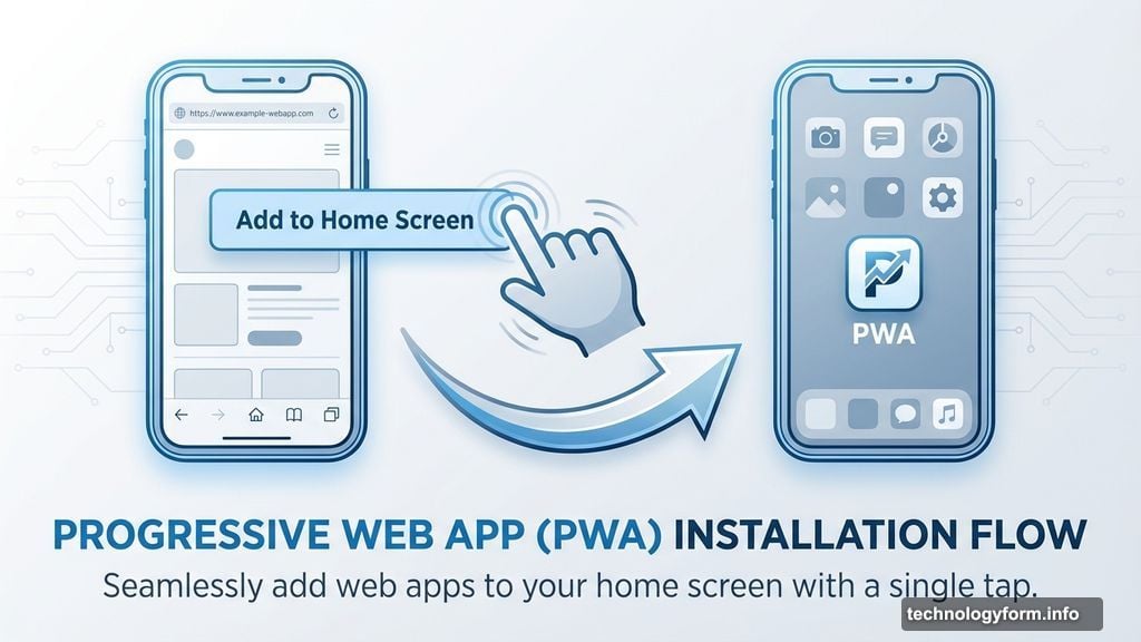 Progressive web app added to home screen takes ten seconds costs nothing