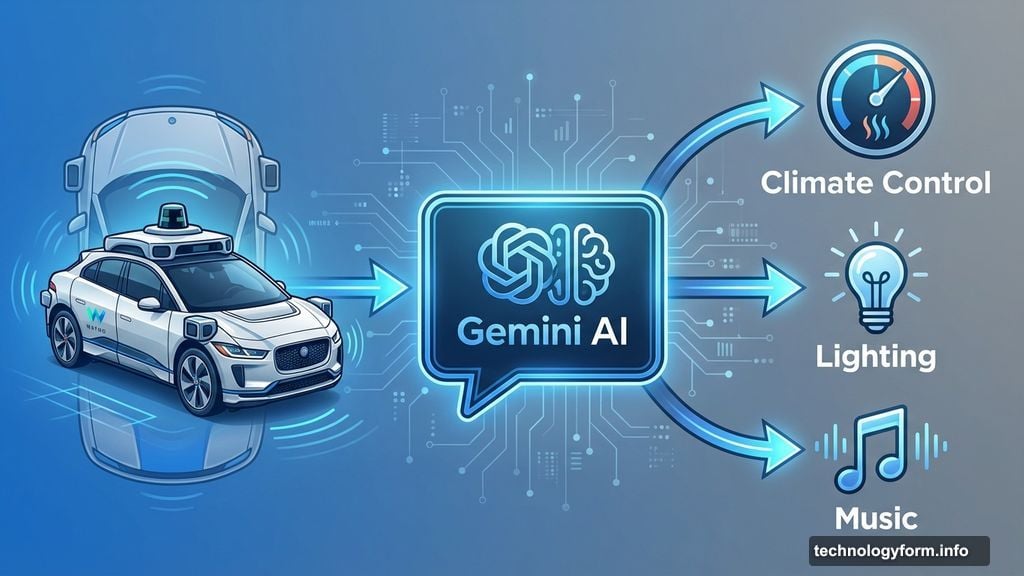Gemini AI controls temperature, lighting, and music in Waymo vehicles