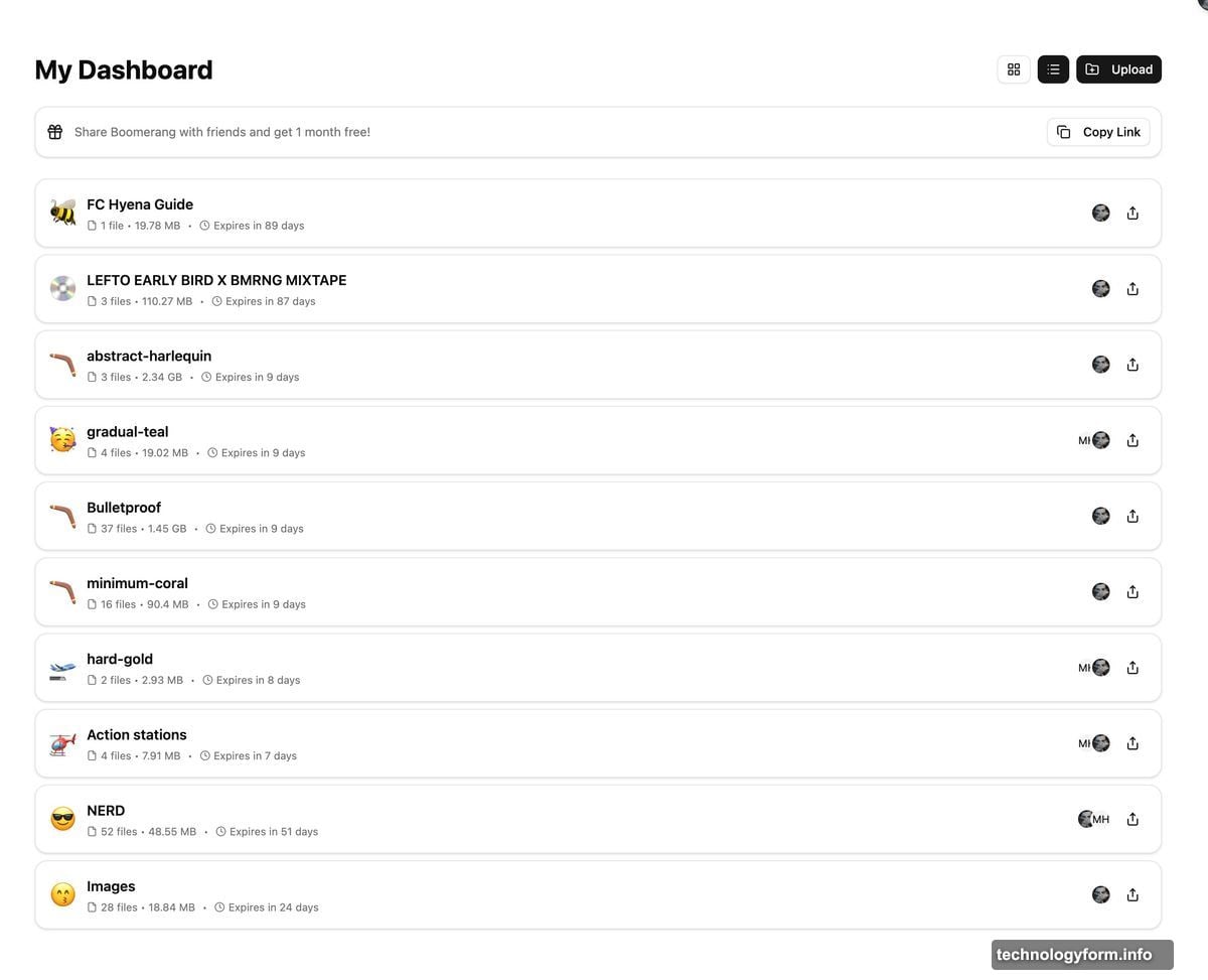 Boomerang removes friction with no signup or email verification