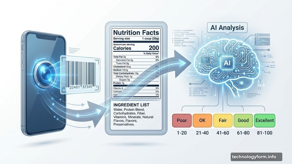 WiseCode scans product barcodes analyzing 15 different attributes across five quality levels
