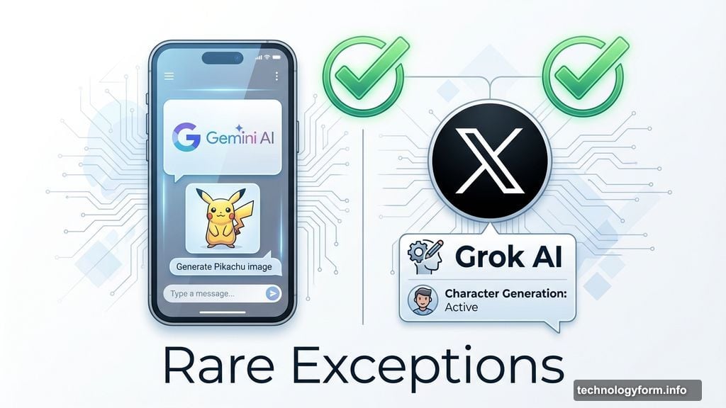 Google Pixel phones and Grok generate decent character images successfully