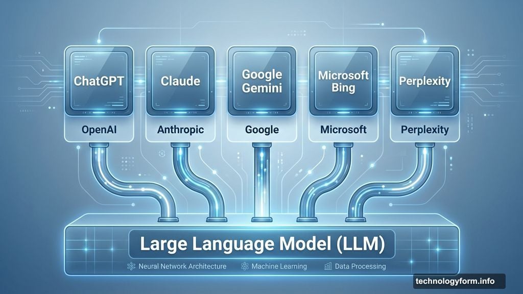ChatGPT Claude and Gemini chatbots built on Large Language Models