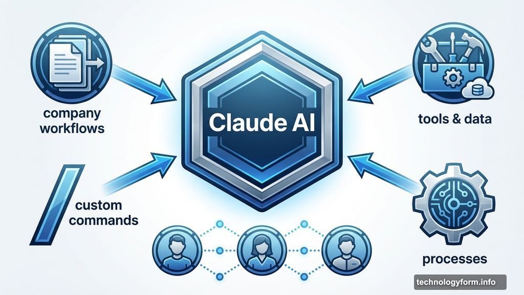 Teaching Claude company workflows with custom slash commands and tools