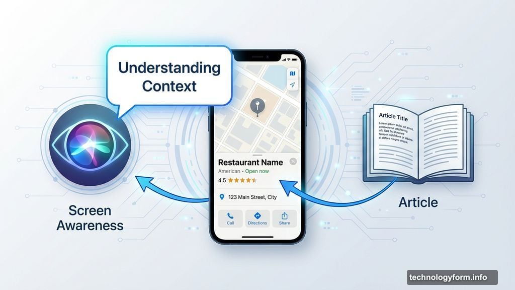 Siri gains screen awareness to understand context from Maps and articles