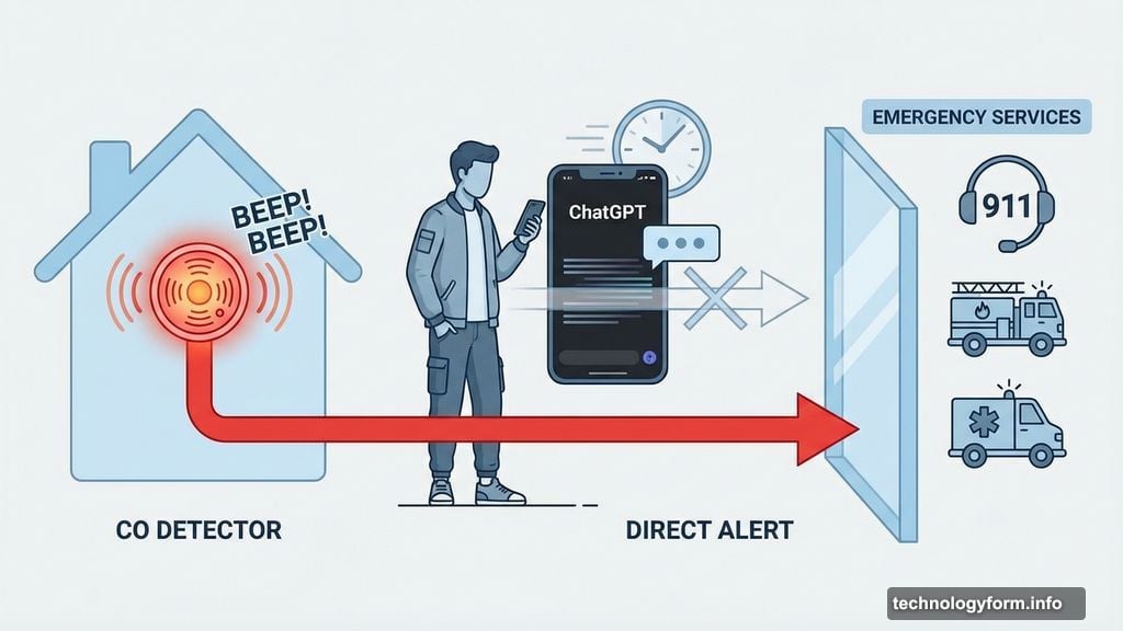 Emergencies don't wait for chatbot responses call 911 immediately instead