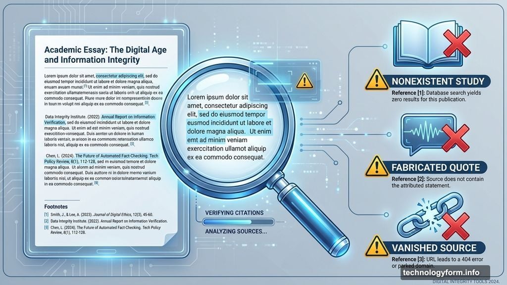 Hallucinated facts expose AI fraud with invented citations and quotes