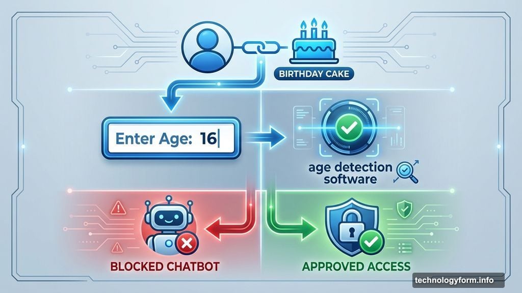 Age detection software verifies users are eighteen or older