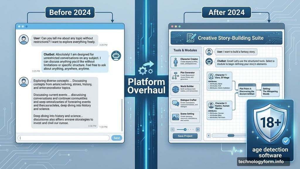 Character.AI blocks anyone under eighteen from open-ended chatbot conversations