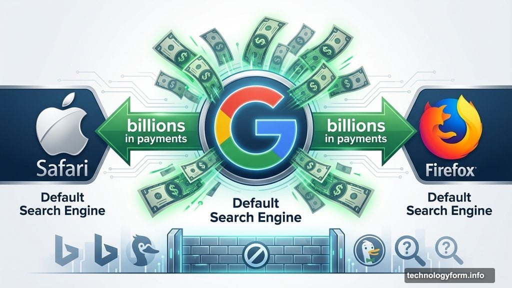 Google paid billions to Apple and Mozilla for exclusive default search deals