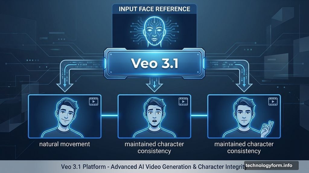 Veo improved reference images with better facial expressions and body language