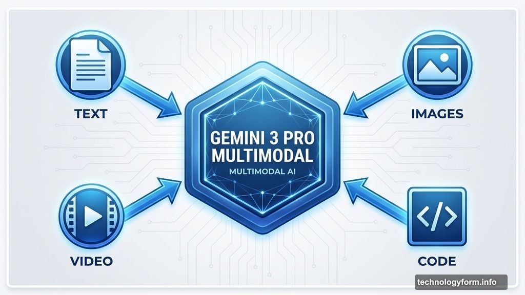 Gemini 3 Pro handles text, images, video, and code simultaneously