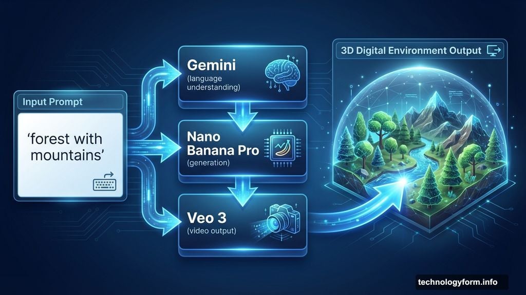 Three AI systems generate playable 3D worlds from text prompts