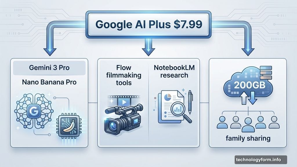 AI Plus plan bundles Gemini models with storage and features