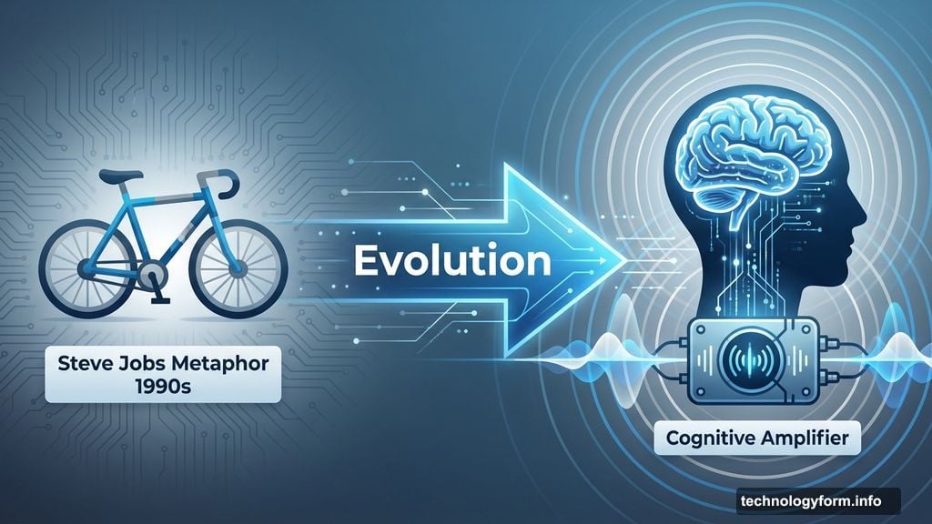AI agents as cognitive amplifier tools beyond bicycles for mind